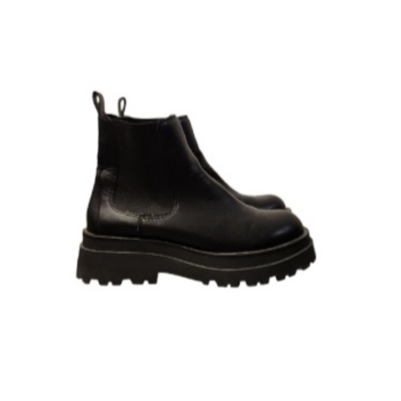 Aldo Black Chelsea Boot with Lug Sole - Picture 4 of 8